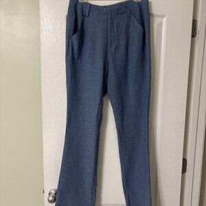 CABI Chambray blue lightweight pants.   Size 8
